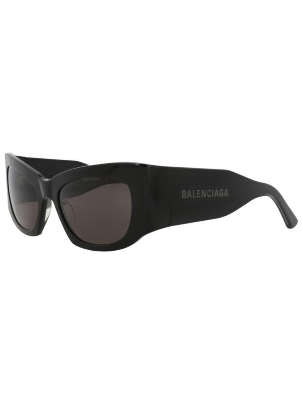 New Balenciaga Womens Cat Eye Black Black Grey Fashion Designer Sunglasses